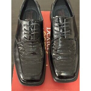 Dexter Vesper Black NGO NOIR Men's Dress Shoes Size 8.